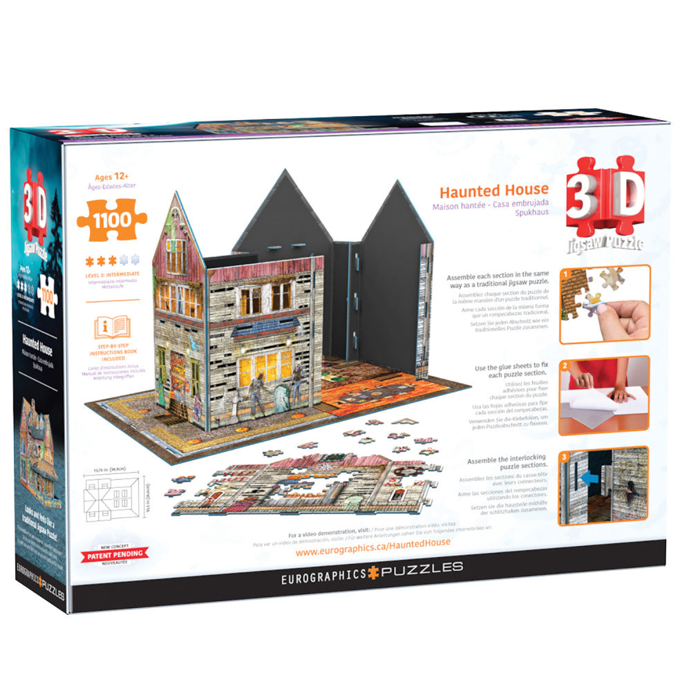 Eurographics Haunted House 3D Puzzle - 1100 pc - Image 2