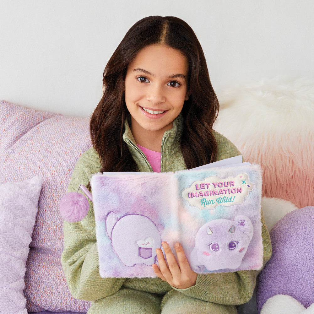 3C4G Imagination Land Wild Style Plush Journal & Pen - Fuzzy Friend - 192 Pages - Image 6