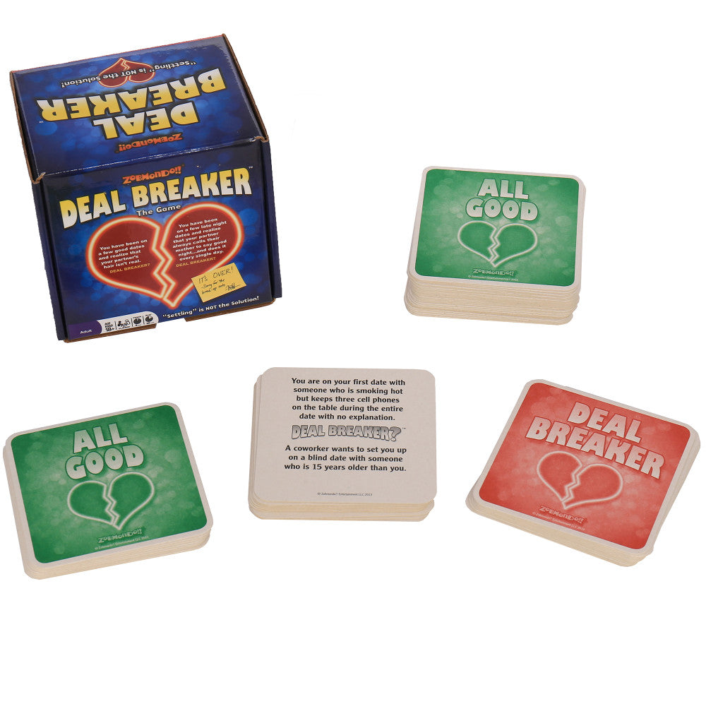 Alternative view of Deal Breaker Party Card Game by Zobmondo!!