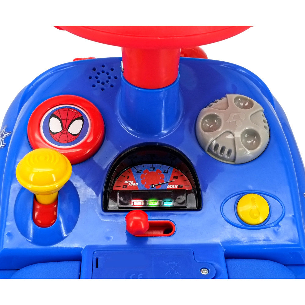 Alternative view of Kiddieland - Spidey Web Racer - Lights N' Sounds Ride-On