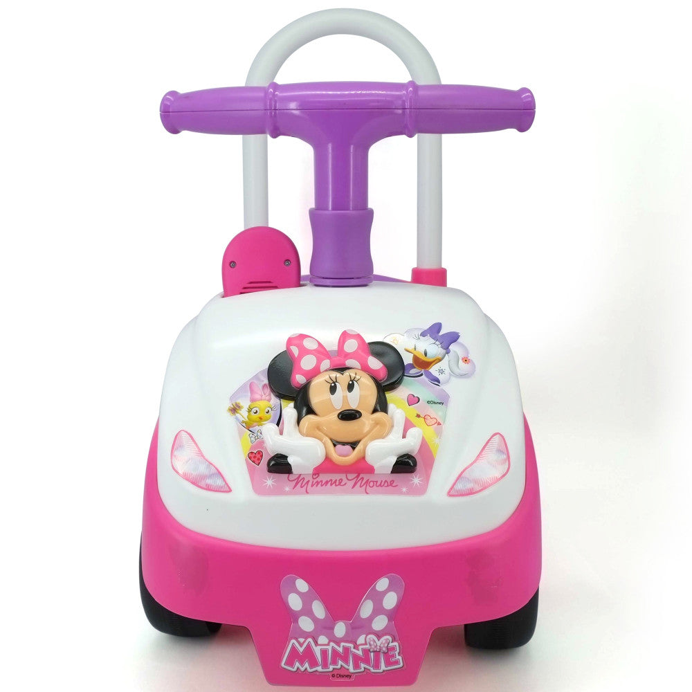 Alternative view of Kiddieland - Minnie Mouse Foldable Handle Ride-On - Disney Foot To Floor Vehicle