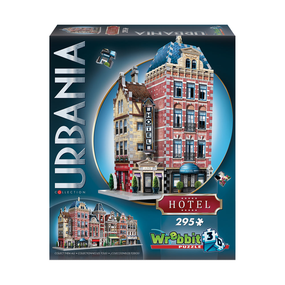 Wrebbit Urbania Collection Hotel 3D Puzzle - 295 pcs - Image 3
