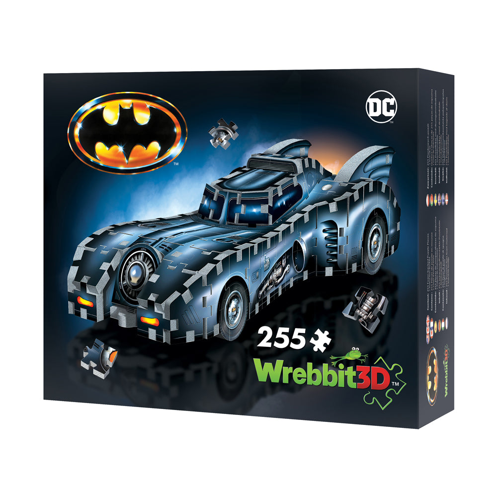 Alternative view of Wrebbit DC Batman Batmobile 3D Jigsaw Puzzle - 255 Pieces