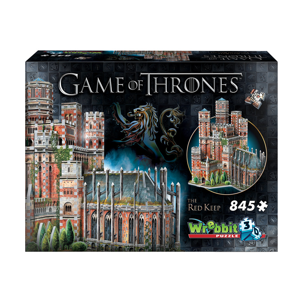 Wrebbit Game of Thrones The Red Keep 3D Puzzle, 845 Pieces - Image 3