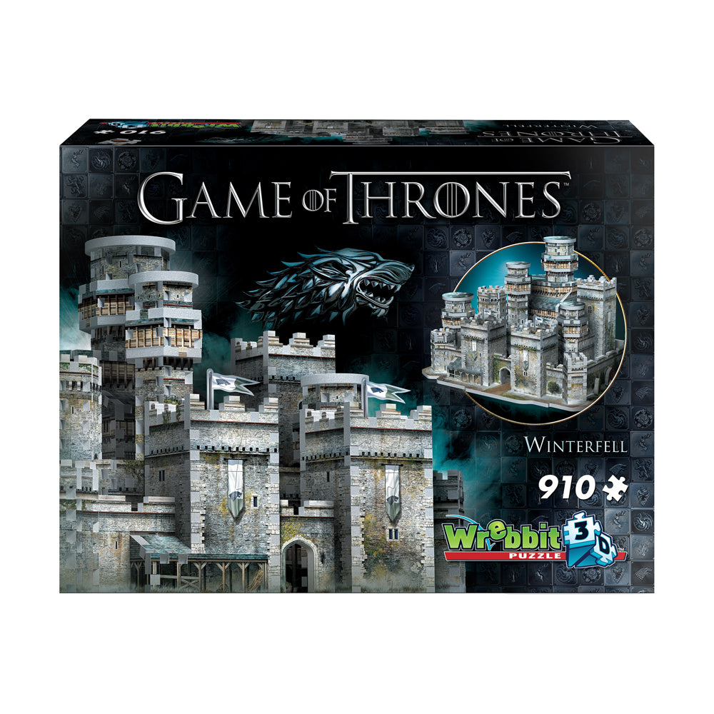 Wrebbit Game of Thrones Winterfell 3D Puzzle, 910 Pieces - Image 3