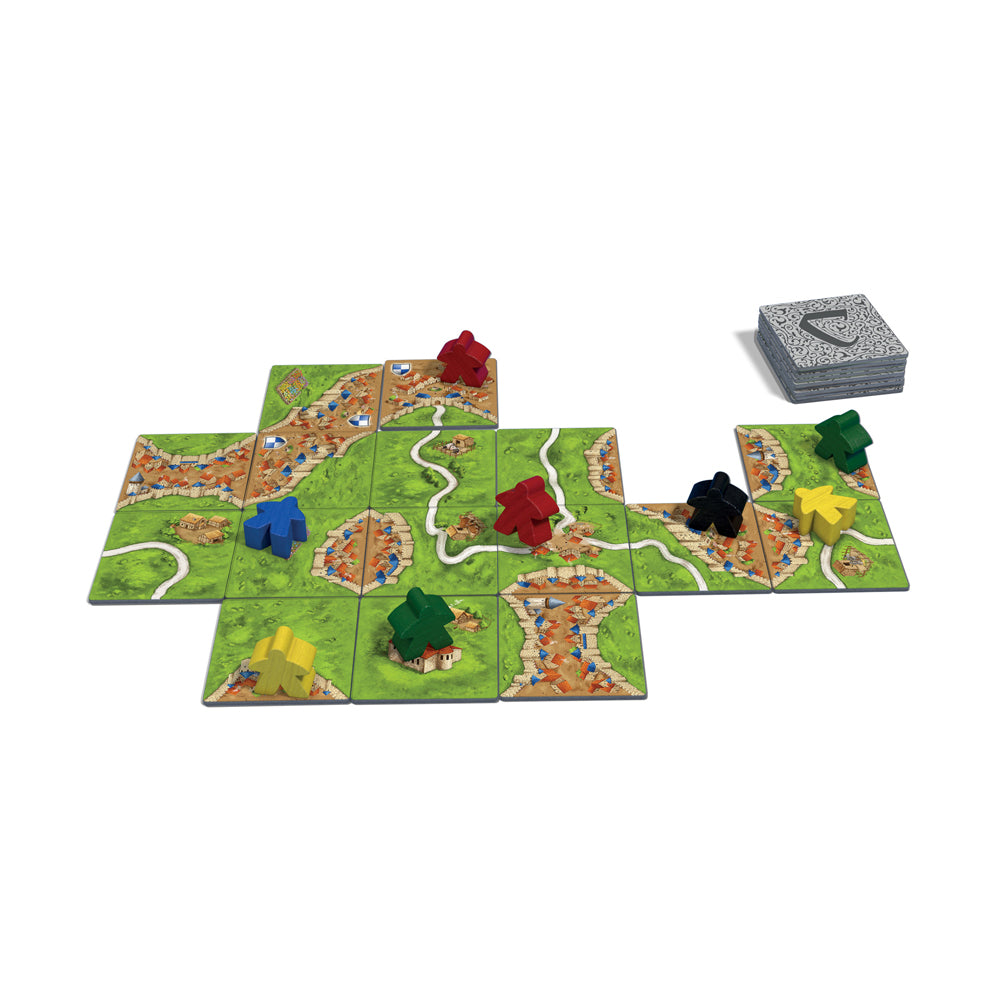 Carcassonne Strategy Board Game with The River and The Abbot Expansions - Image 7