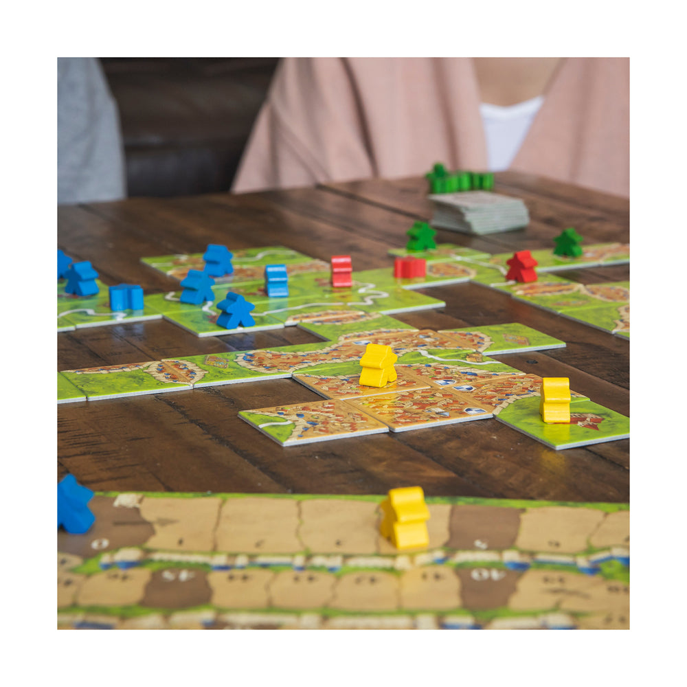 Carcassonne Strategy Board Game with The River and The Abbot Expansions - Image 5