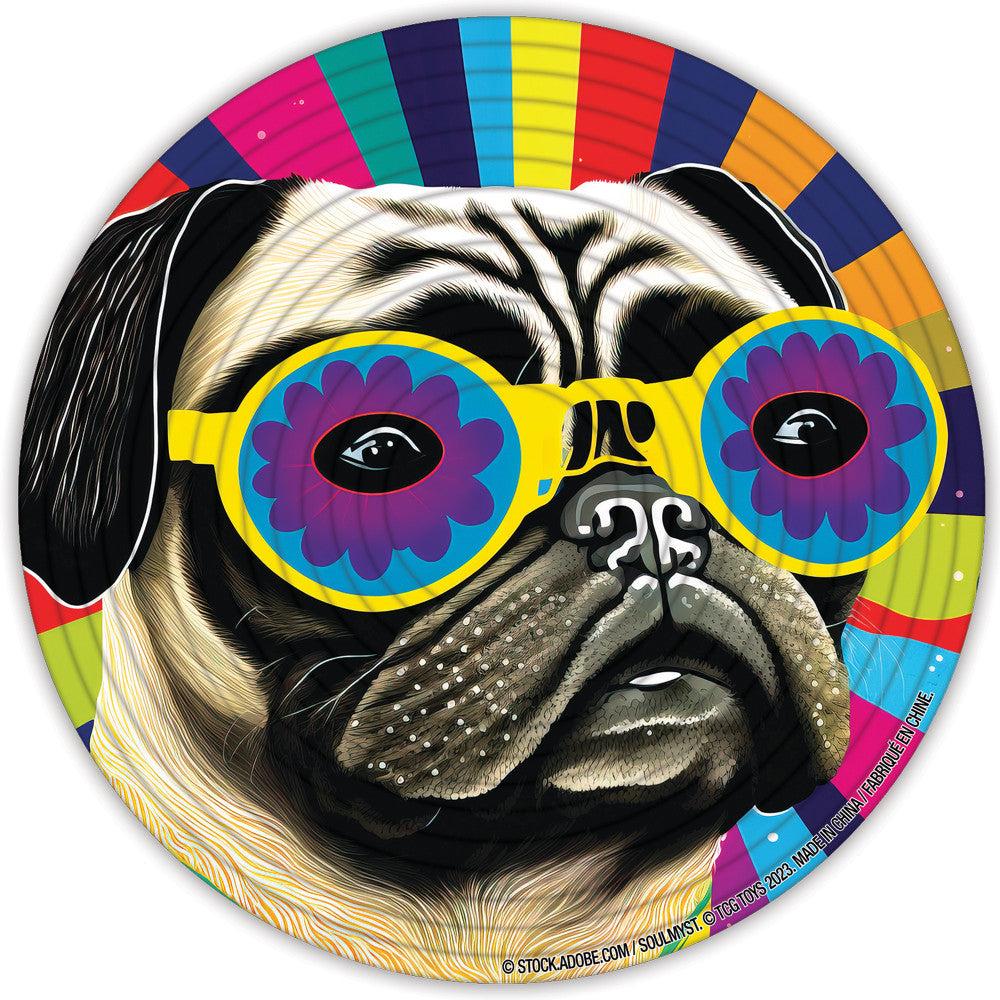 Spin Flip Double-Sided Puzzle - Hippy Dog & Cow, 14 Rings - Image 2