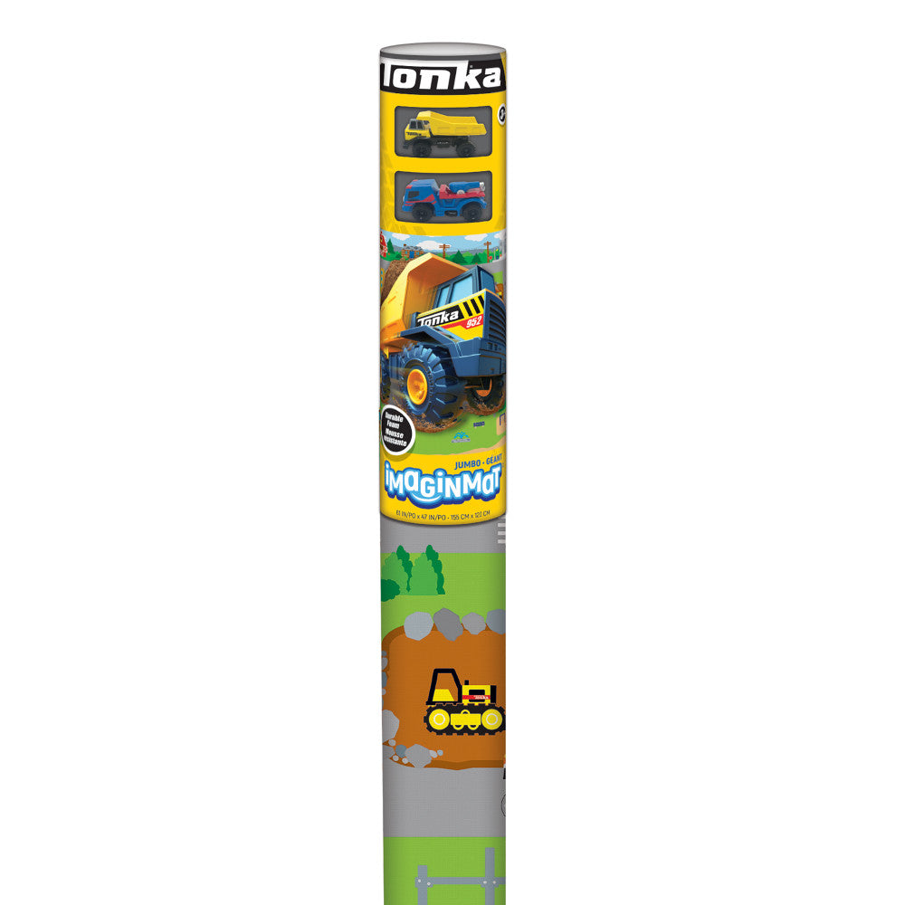Imaginmat Jumbo Tonka Interactive Floor Playmat & Toy Cars Set - Image 3