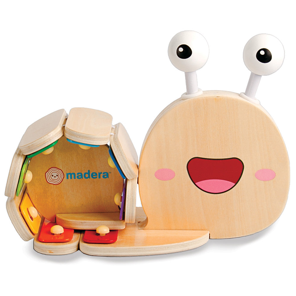 Alternative view of Madera Wood Snailyphone Multicolor Snail-Designed 8-Key Xylophone, for Kids Ages 3+