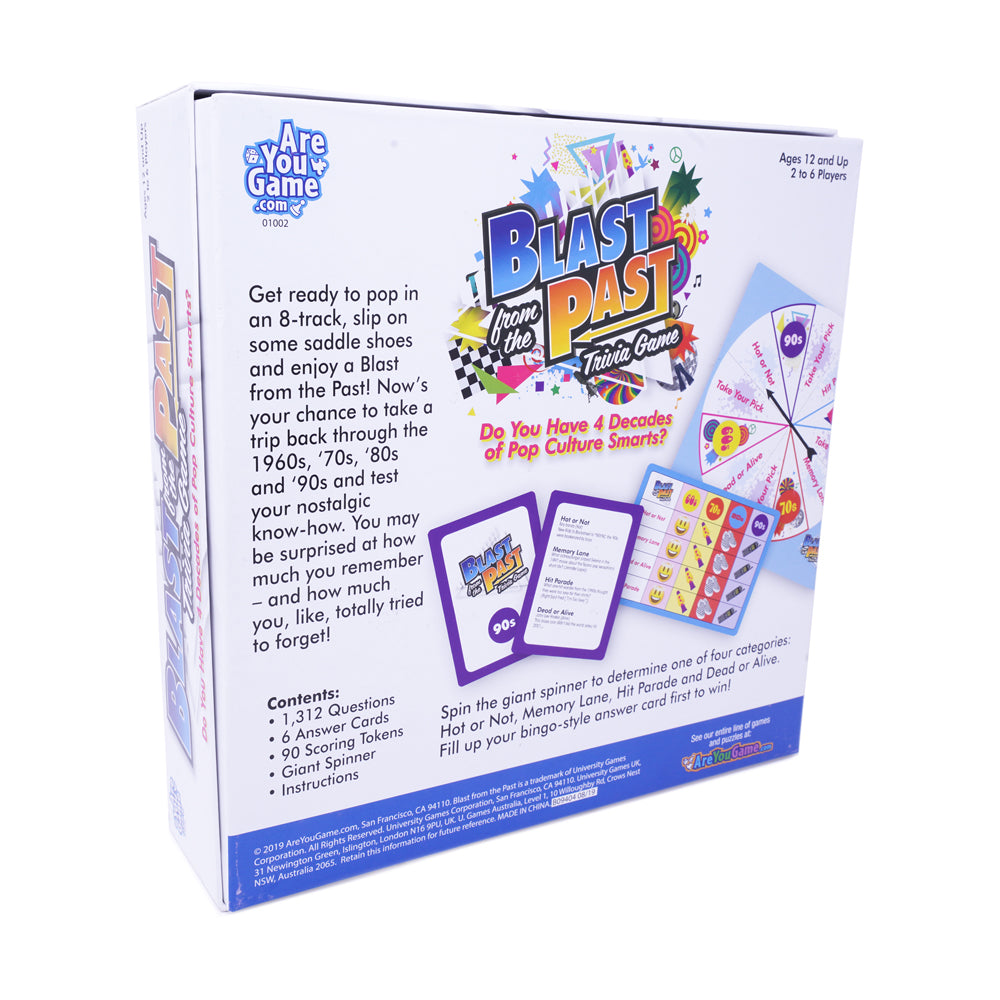 Blast from the Past Decades Trivia Board Game - Image 3