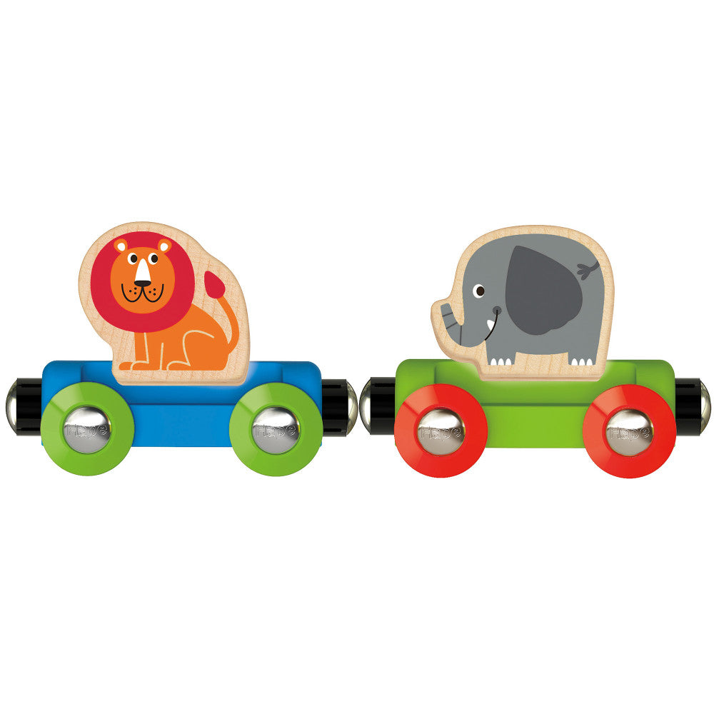Hape Jungle Journey Train Set - Magnetic Animal Adventure - Image 5