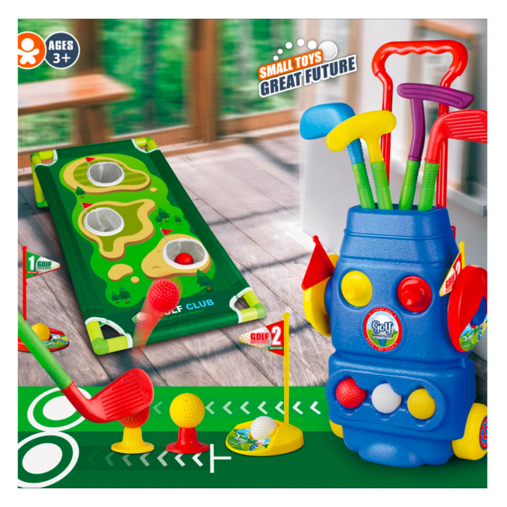 Trimate 2-in-1 Toddler Golf & Cornhole Set - Indoor/Outdoor Sports Fun - Image 3