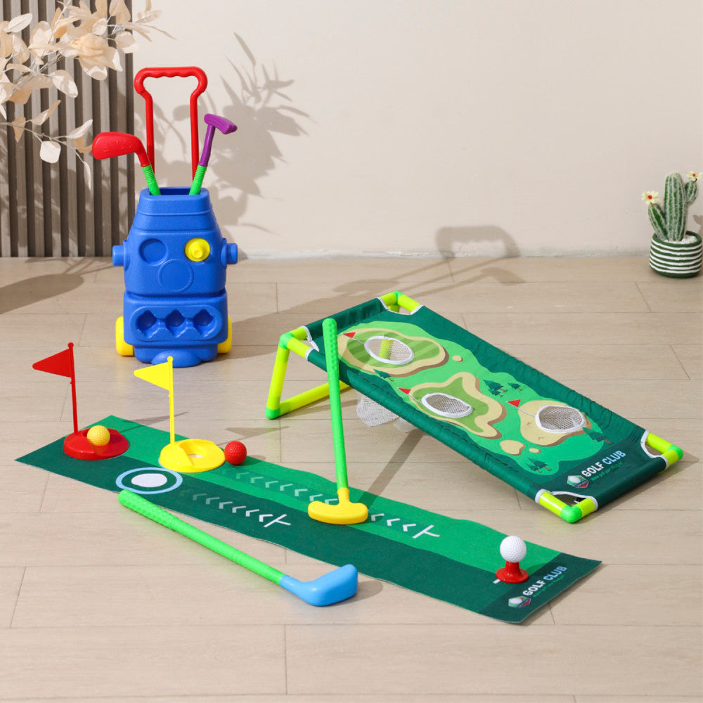 Trimate 2-in-1 Toddler Golf & Cornhole Set - Indoor/Outdoor Sports Fun - Image 4
