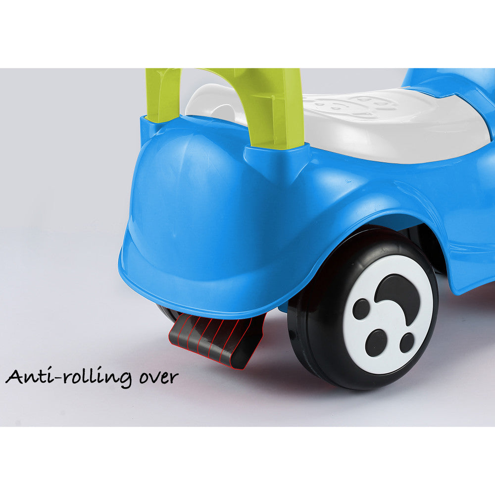 Timate Push & Ride Racer - Blue & Monkey Foot-To-Floor Ride-On - Image 6