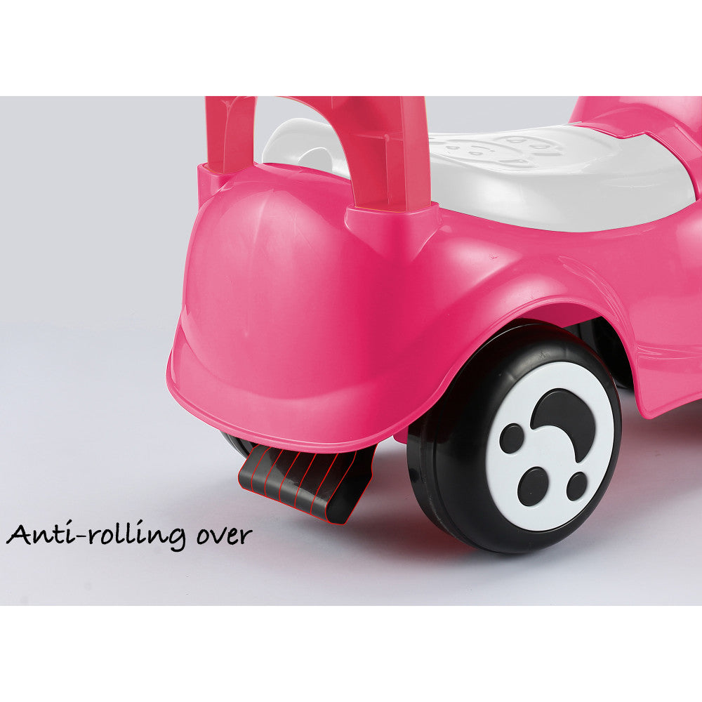 Timate - Push & Ride Racer - Pink & Monkey - Foot-To-Floor Ride-On - Image 6
