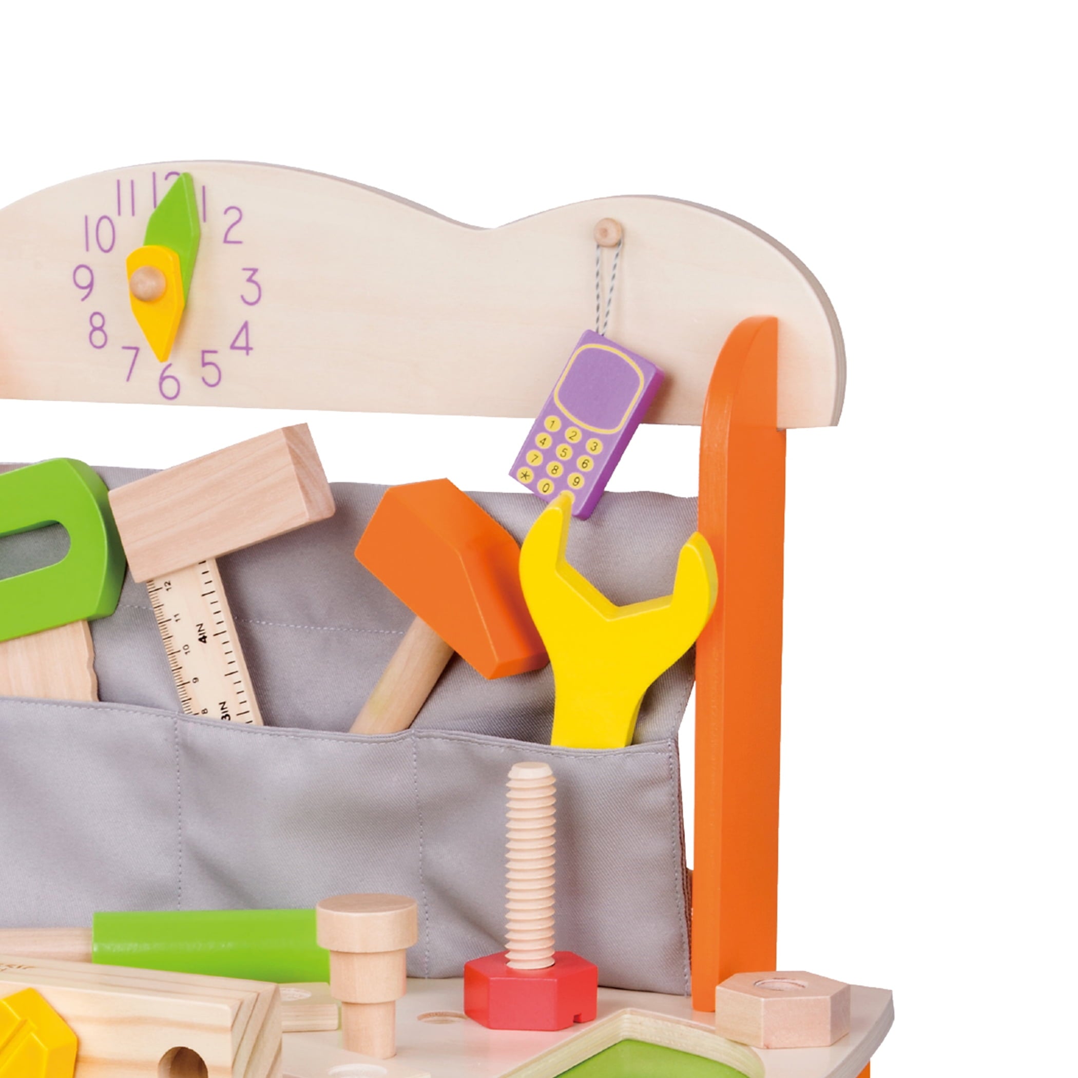 Alternative view of Crafty Kids Play Tool Bench - Classic Wooden Set