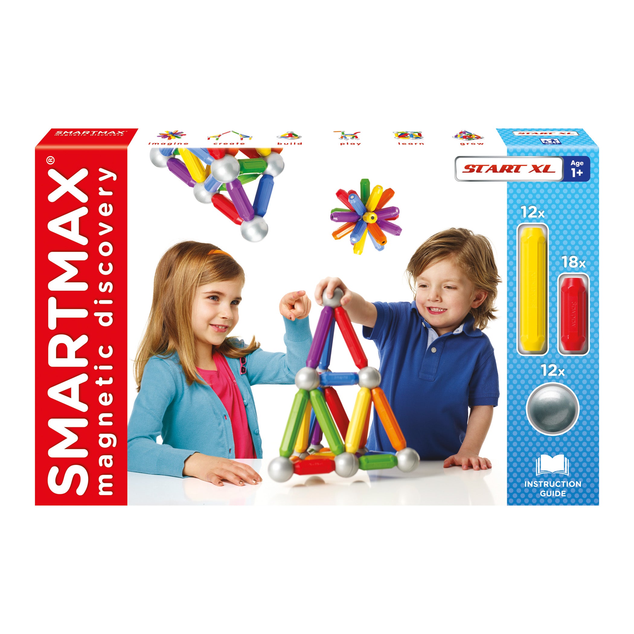 SmartMax 42-Piece Magnetic Discovery Set - Educational Construction Toy - Image 4