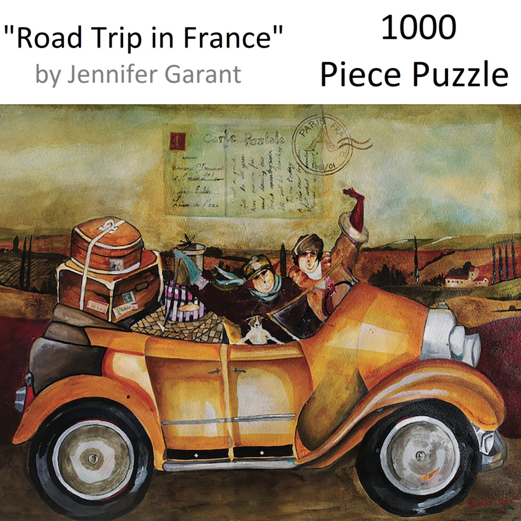 Jennifer Garant Road Trip in France 1000-Piece Premium Puzzle - Image 2