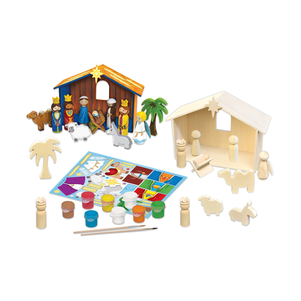 Masterpieces Works of Ahhh Nativity Wood Painting Kit - Image 3
