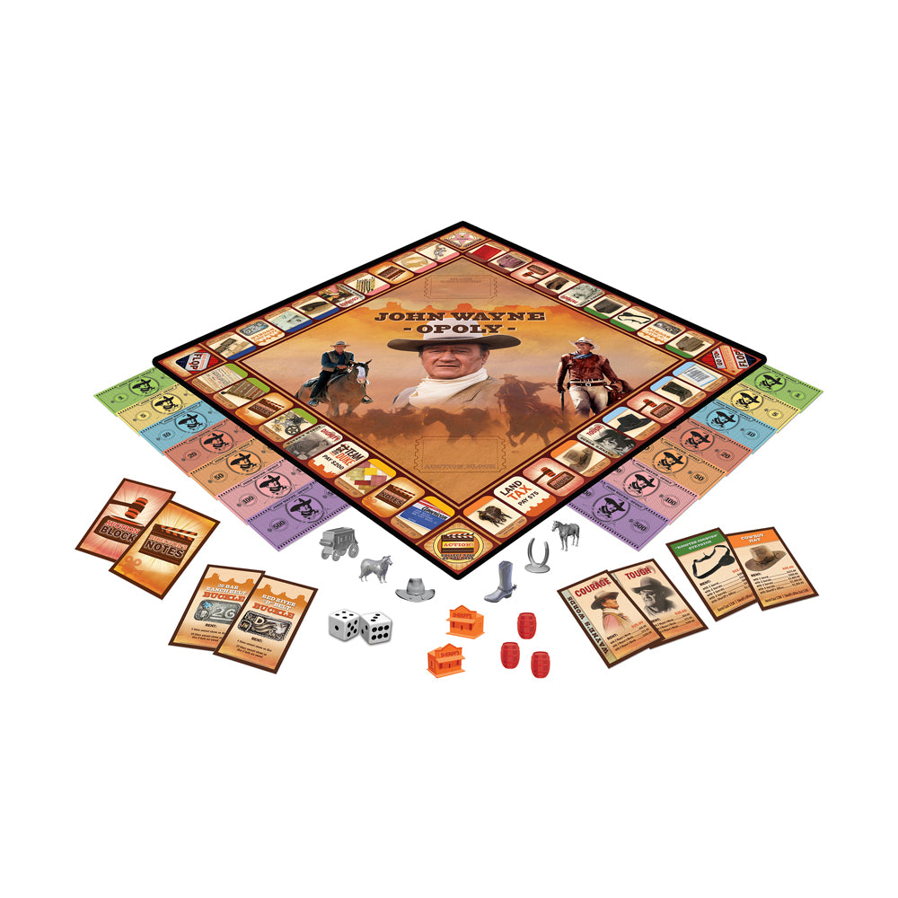 Masterpieces Inc John Wayne-Opoly Collector's Edition Board Game - Image 2