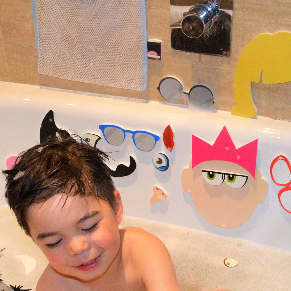 Buddy & Barney Silly Faces 36 Reusable Bath Stickers - Image 6