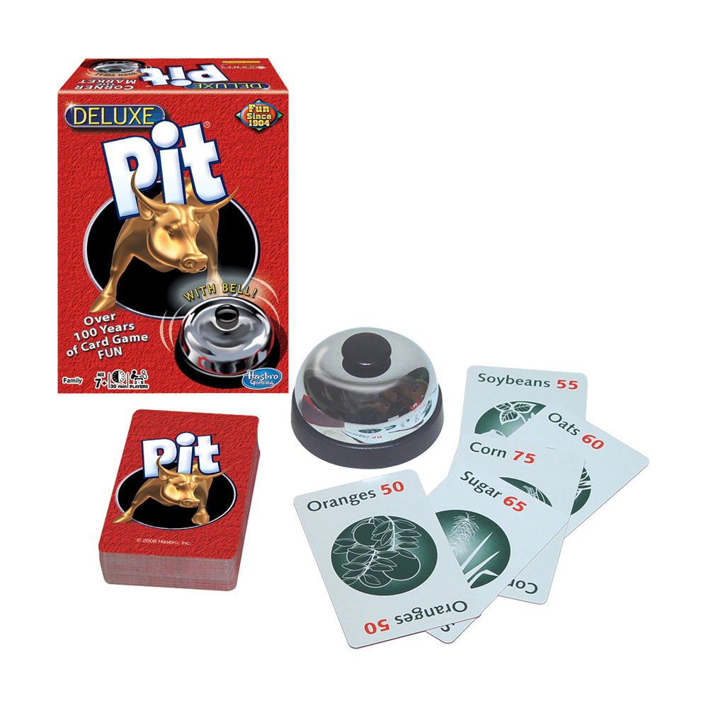 Alternative view of Deluxe Pit Card Game with Silver-Toned Bell by Winning Moves