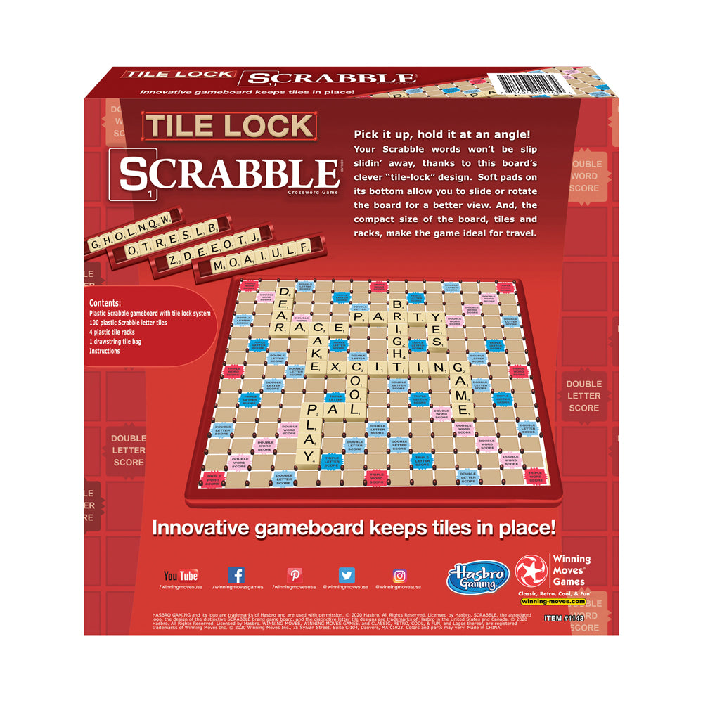Tile Lock Scrabble Portable Edition Board Game - Image 3