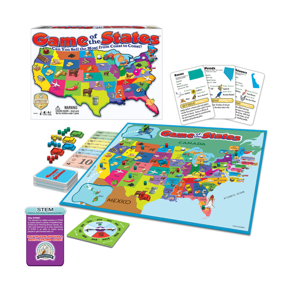 Game of the States Educational Board Game - Image 2