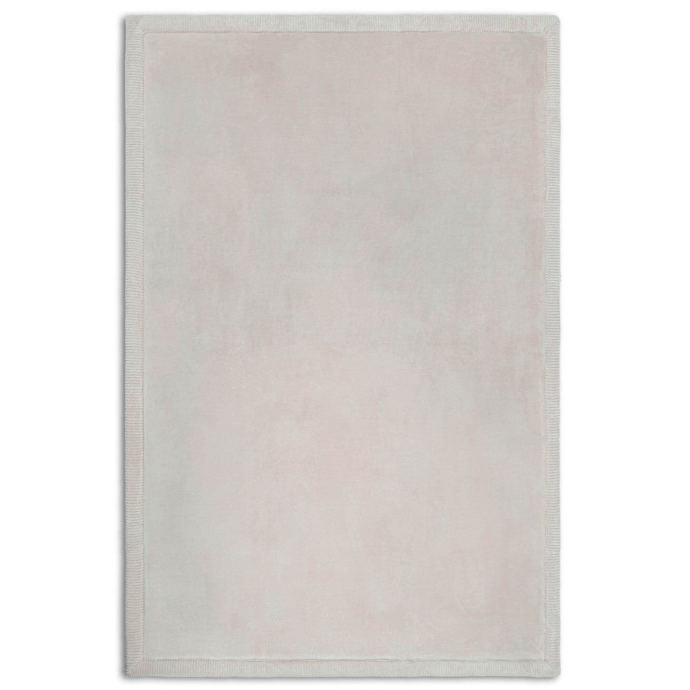Hakuna Matte: Plush Coral Velvet Baby Playmat - Soft Grey