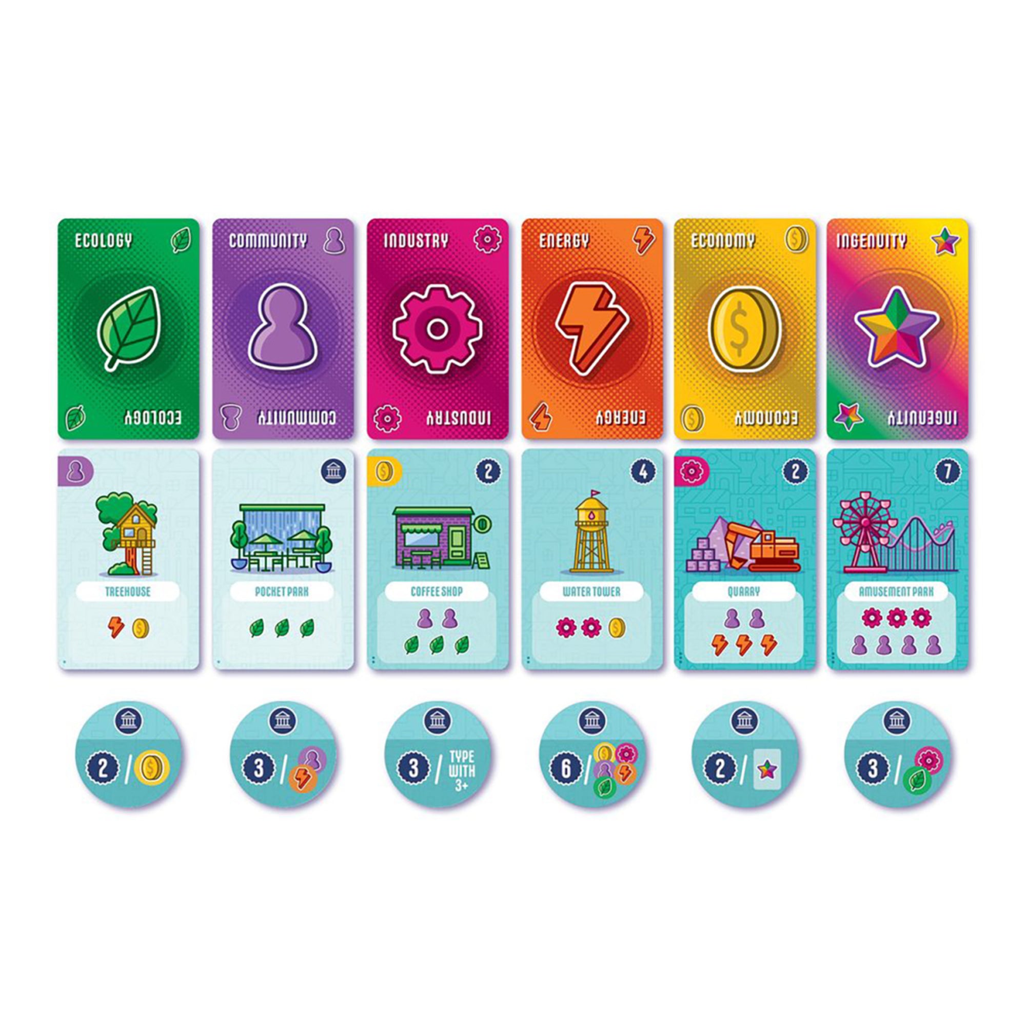 Point City - AEG Family Card Drafting and City Building Game - Image 3