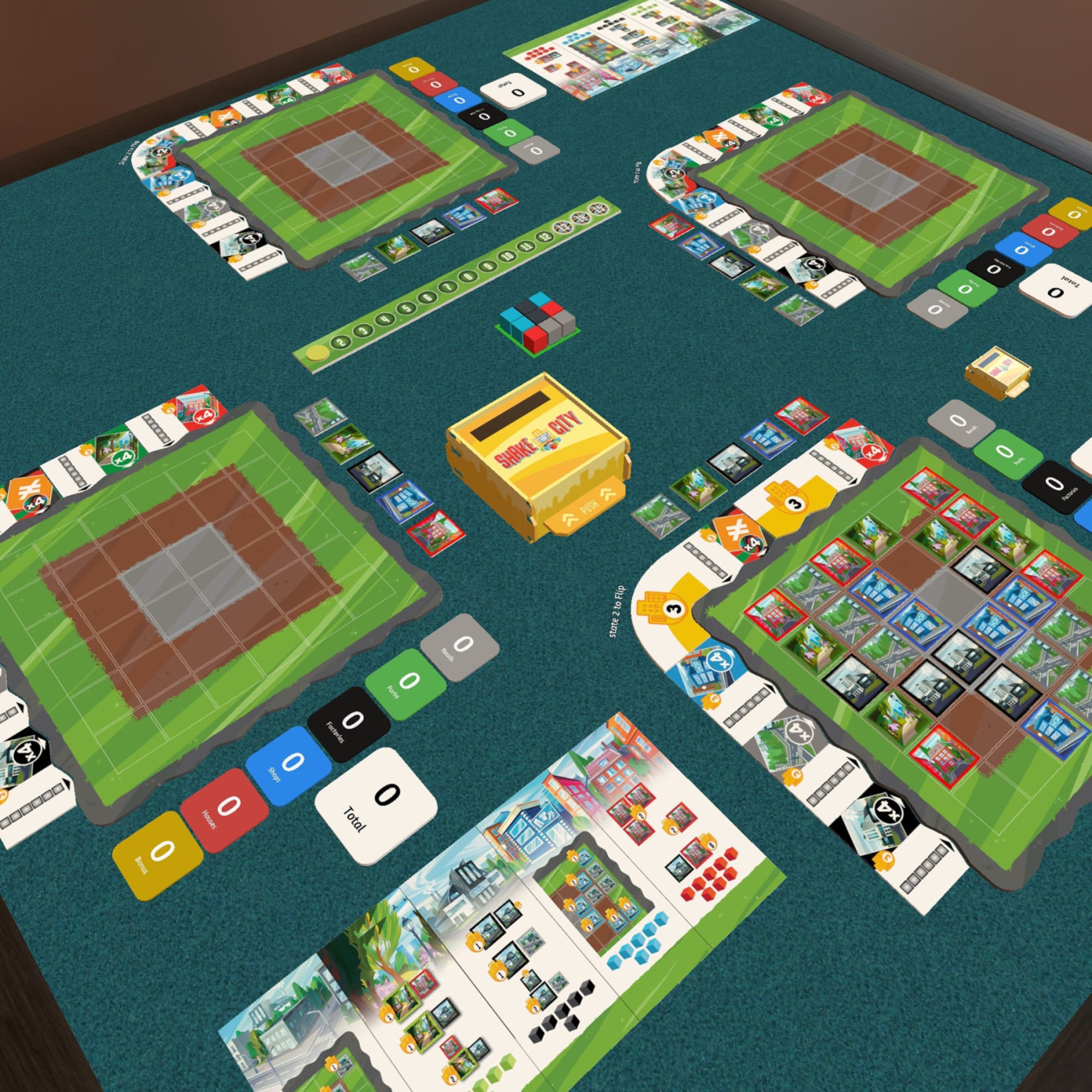 Shake That City Strategy Board Game - Urban Planning Dexterity Challenge - Image 8