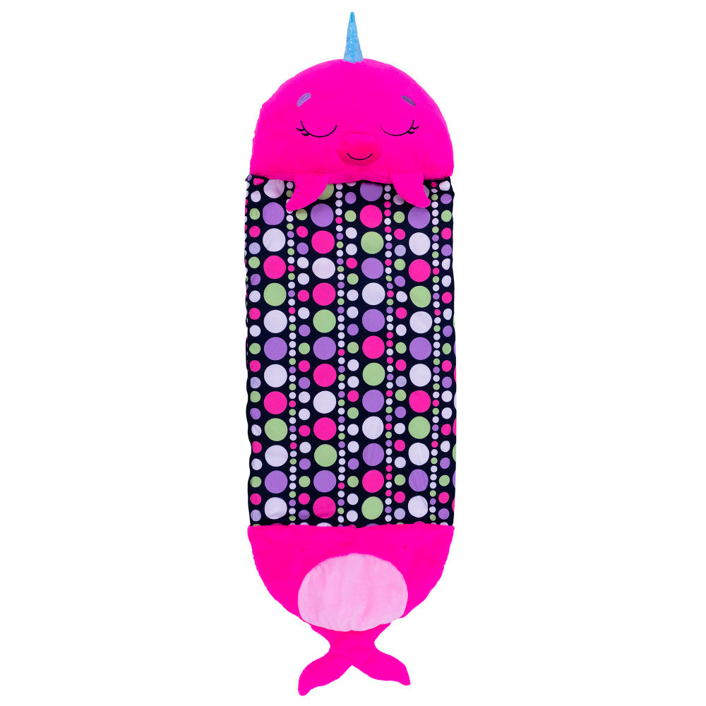 Happy Nappers: Pillow & Sleepy Sack: Medium - Neil The Pink Narwhal, Kids 3+ - Image 5