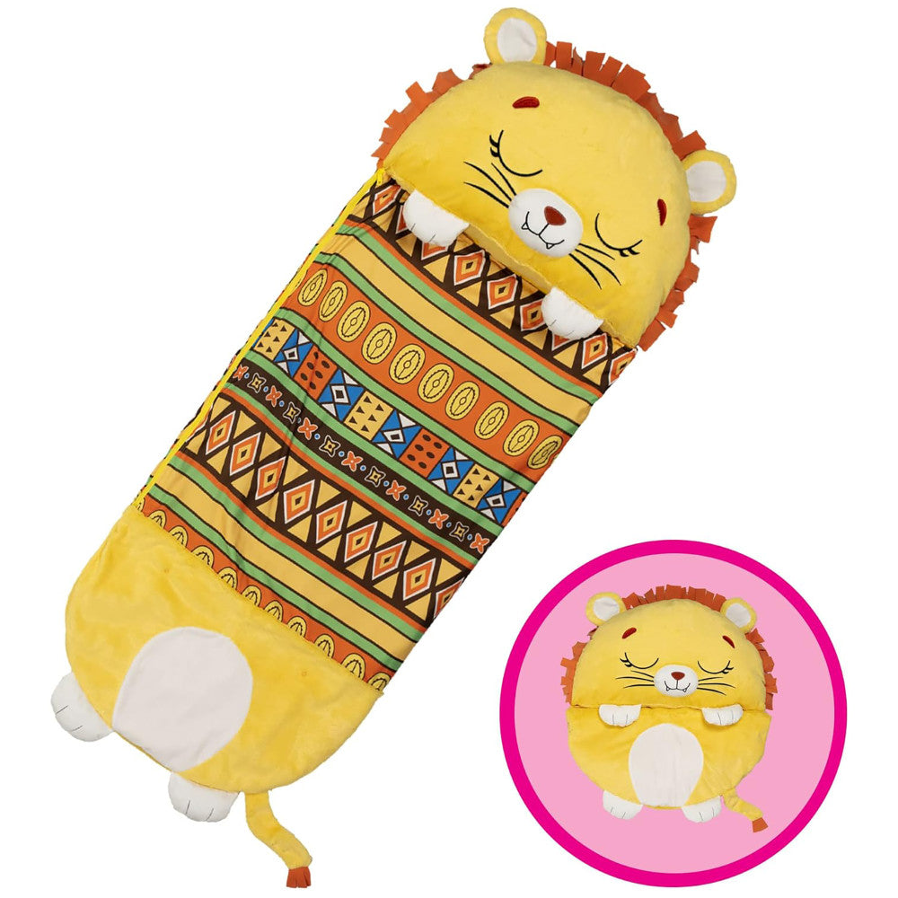 Happy Nappers Lion Lex 54 inch Plush Pillow & Sleepy Sack - Kids 3+ - Image 2