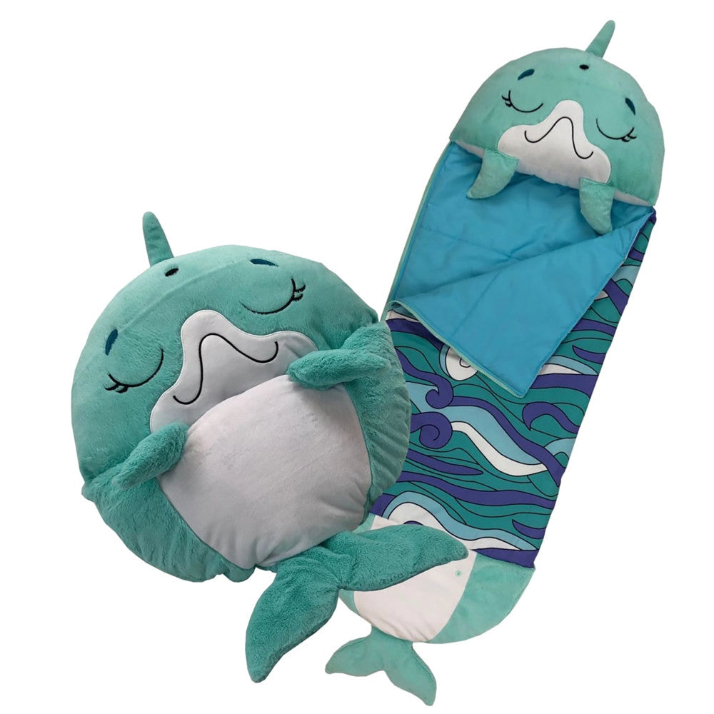 Happy Nappers Large Dolphin Disco 66 inch Pillow & Sleepy Sack - Kids 7+ - Image 2