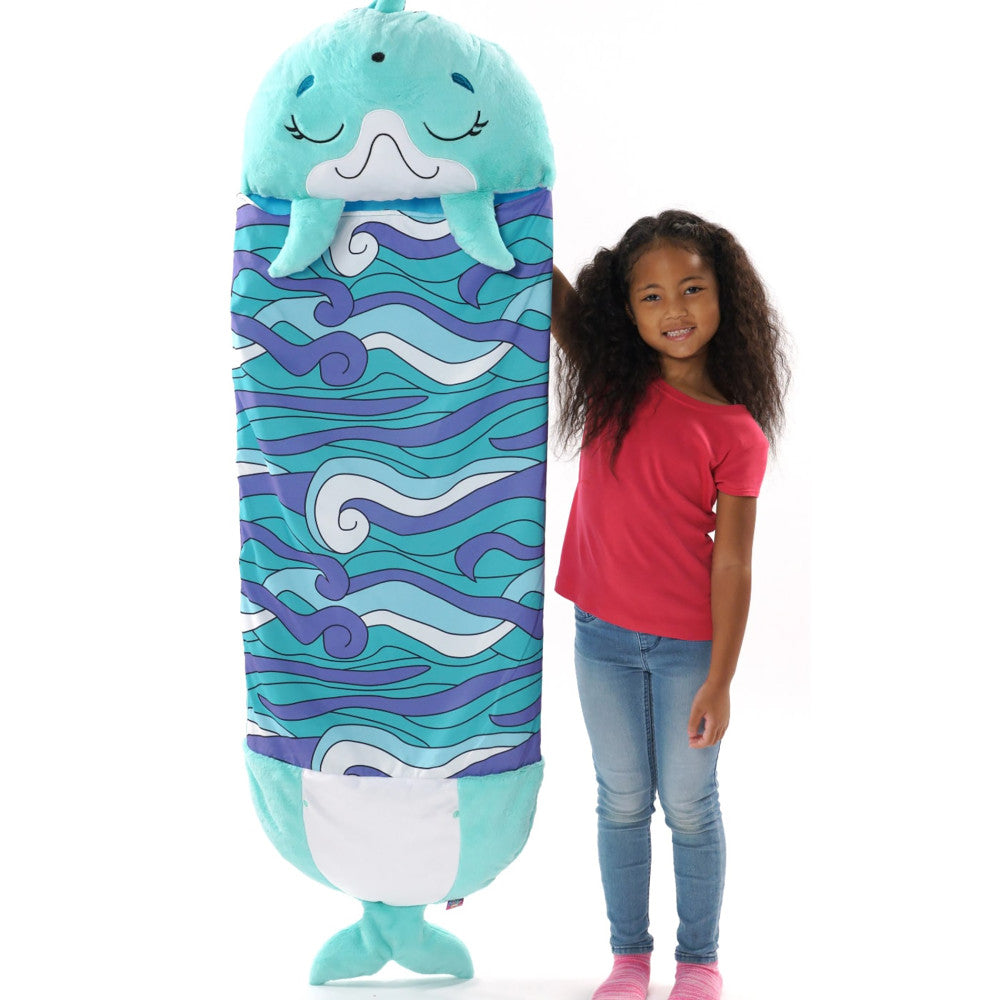 Happy Nappers Large Dolphin Disco 66 inch Pillow & Sleepy Sack - Kids 7+ - Image 7