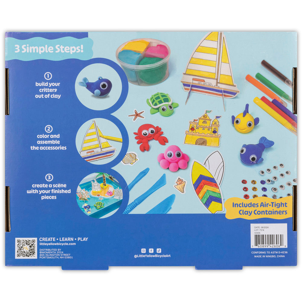 Alternative view of Little Yellow Bicycle Clay & Play Island Adventure Craft Kit - 92pcs