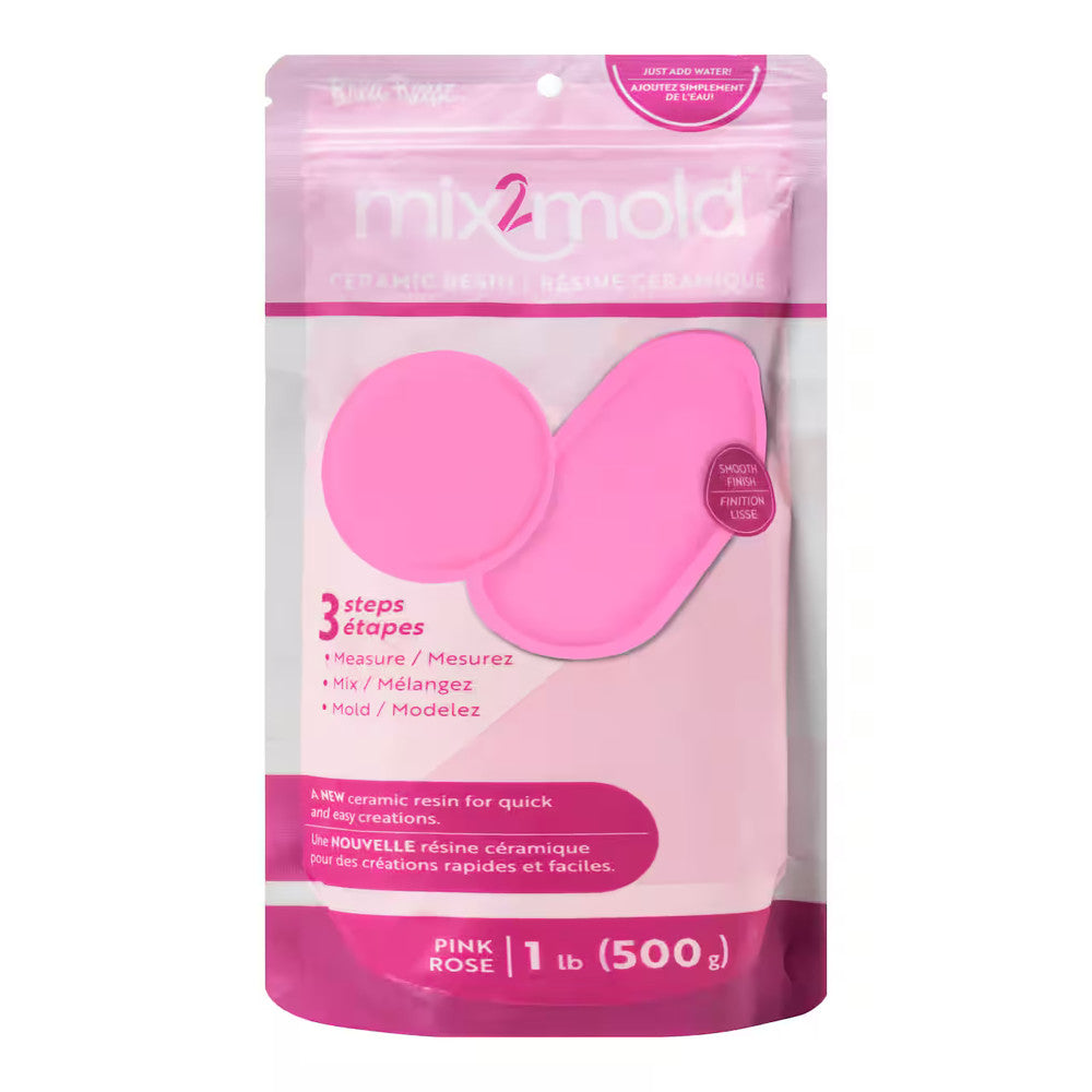 Brea Reese Mix2Mold Pink Ceramic Resin Powder - 1lb (500g)