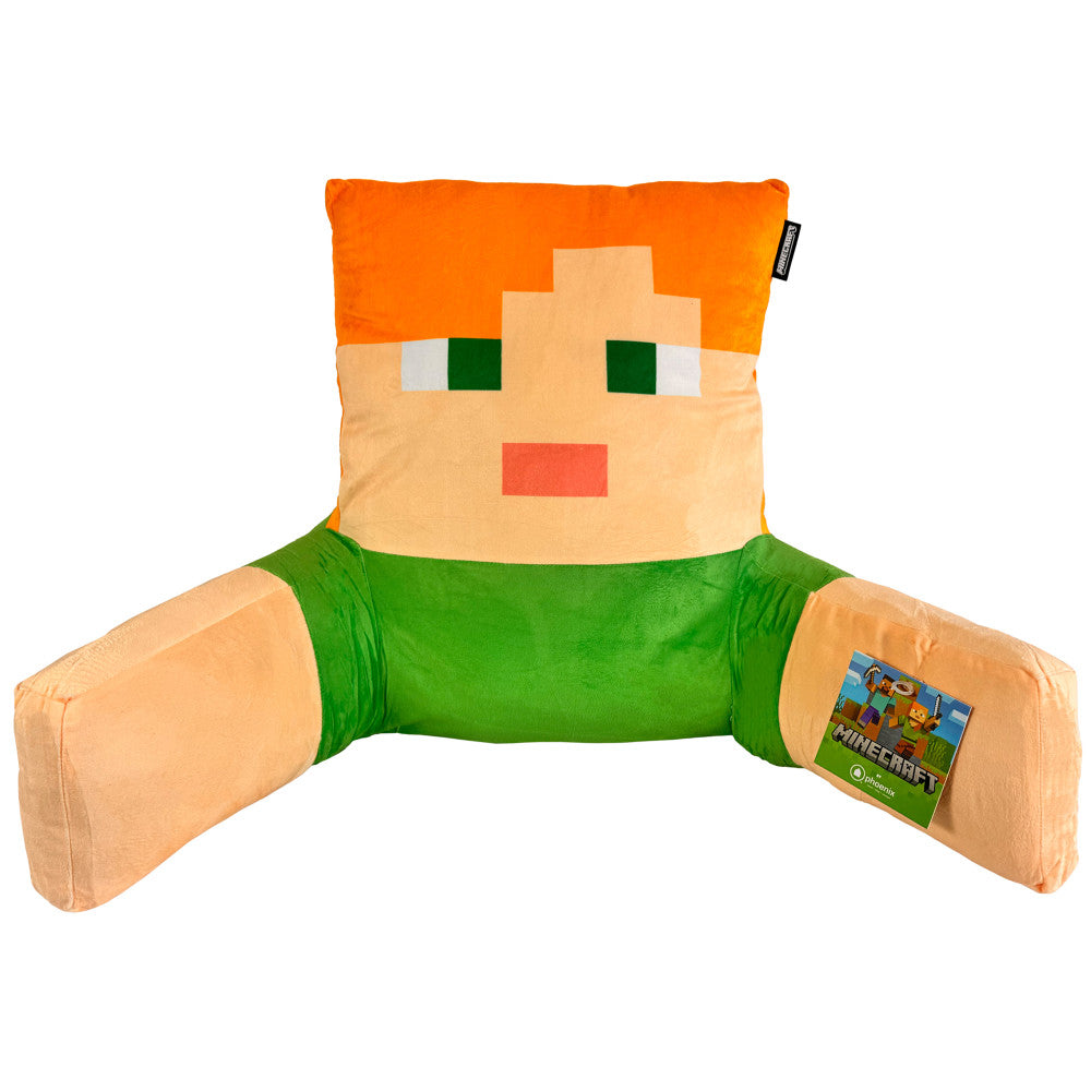 Minecraft: Relax Pillow - Alex Character Lounge Cushion with Armrests - Image 6