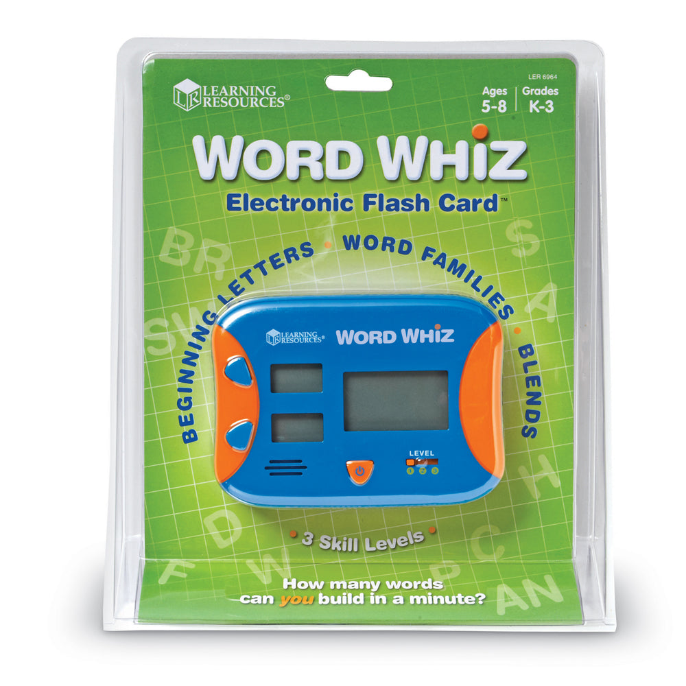 Learning Resources Word Whiz Electronic Flash Card - Educational Toy - Image 2