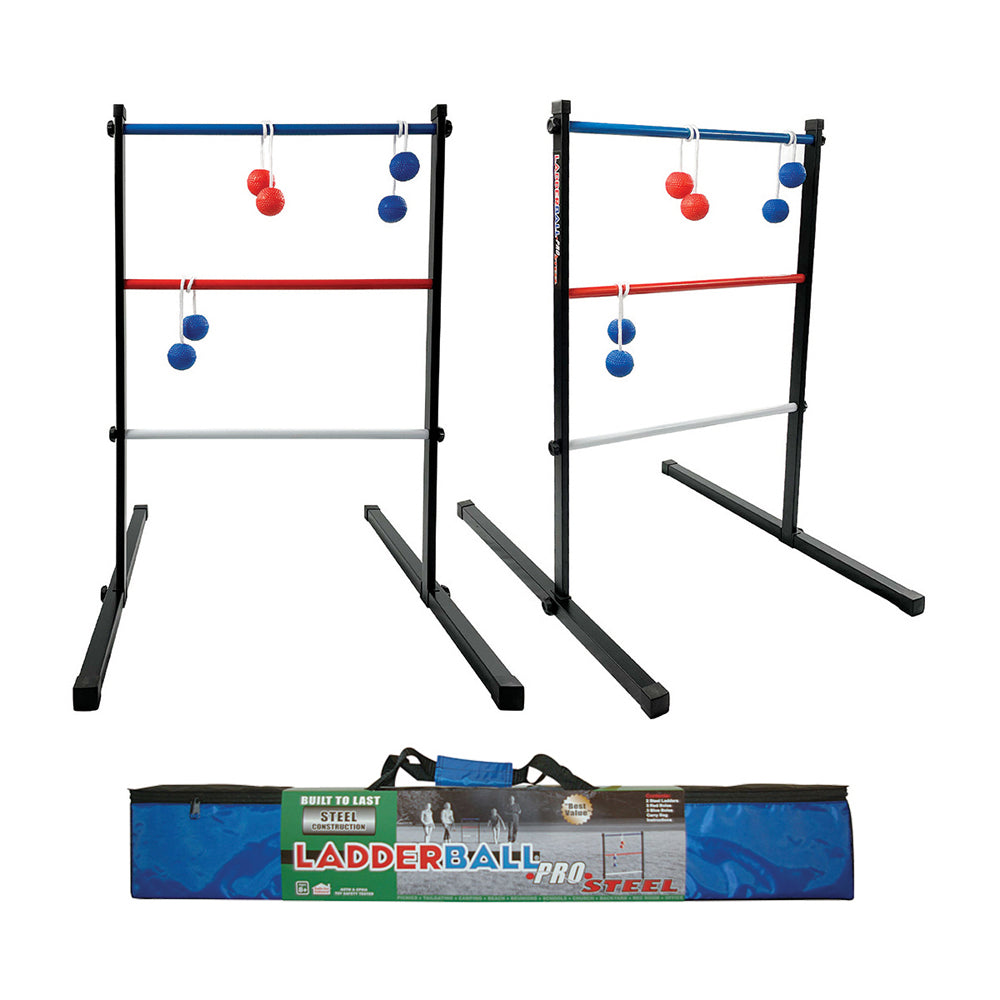 Front Porch Classics LadderBall Pro Steel Outdoor Game Set - Image 3