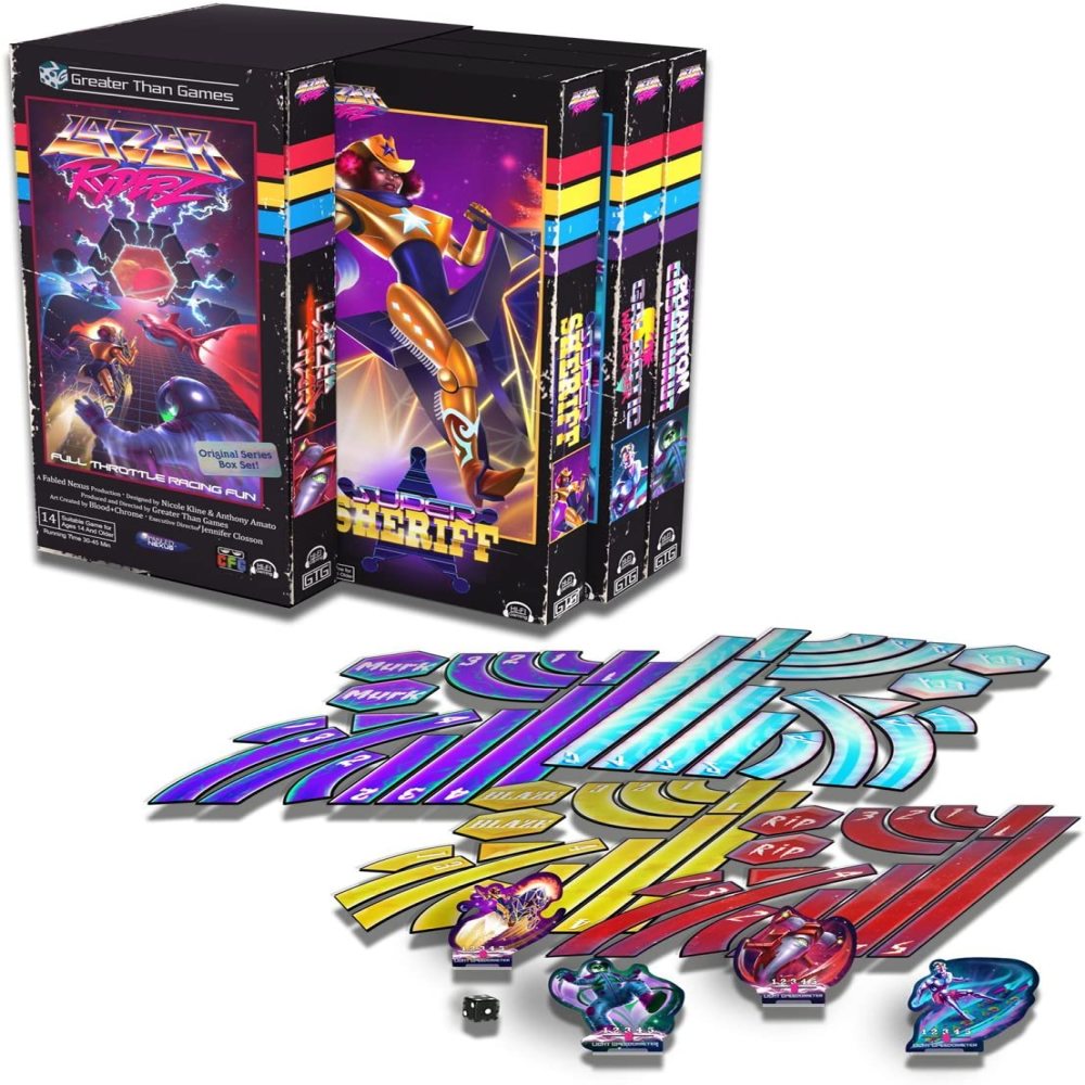 Lazer Ryderz 80's Retro Style Strategy Board Game - Image 2