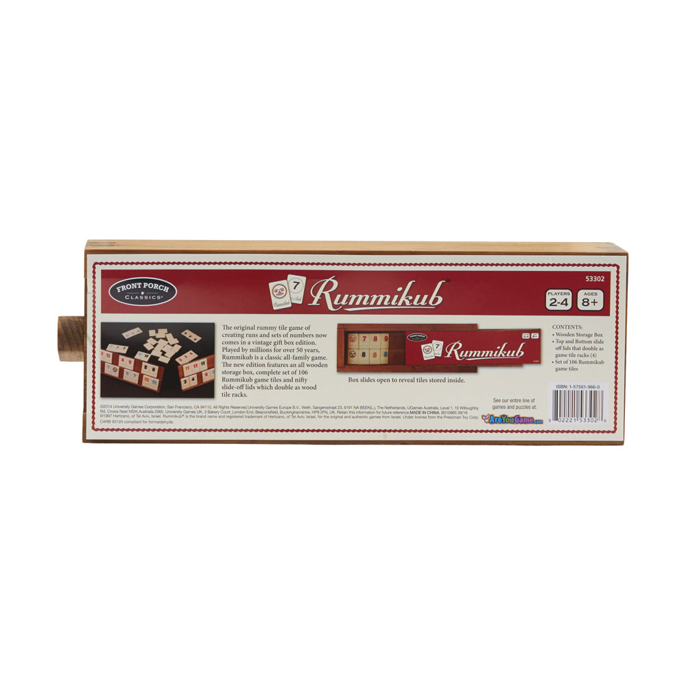 Rummikub Classic Strategy Game with Wooden Storage Box - Image 3