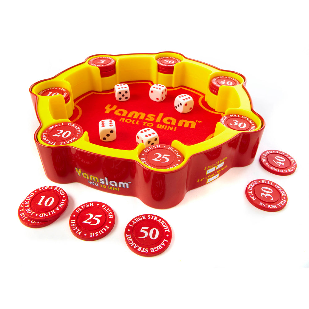 Yamslam Compact Strategy Dice Game By Blue Orange
