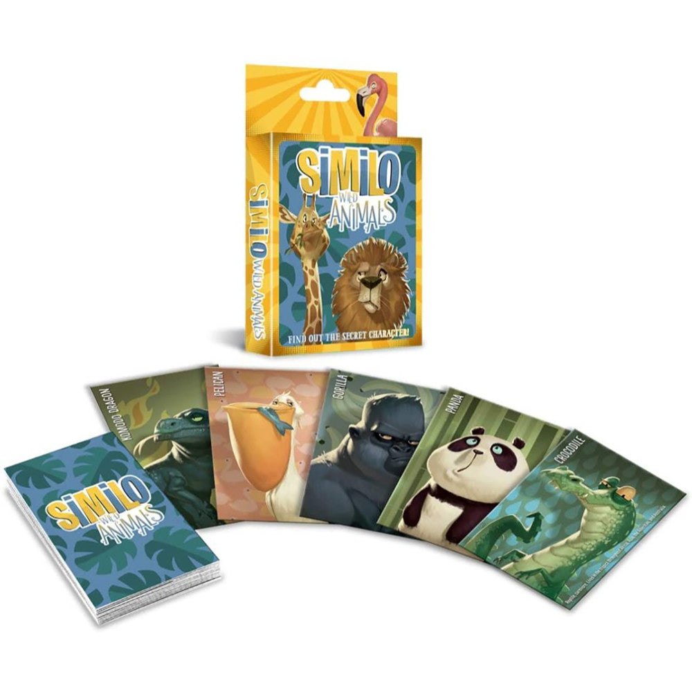Alternative view of Similo: Wild Animals Cooperative Deduction Card Game