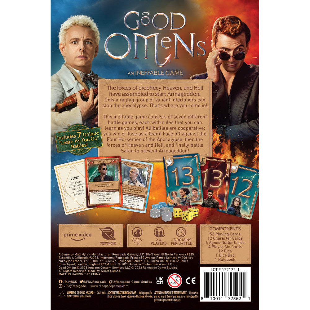 Renegade Games Studios Good Omens: An Ineffable Strategy Game for Ages 14+ - Image 2