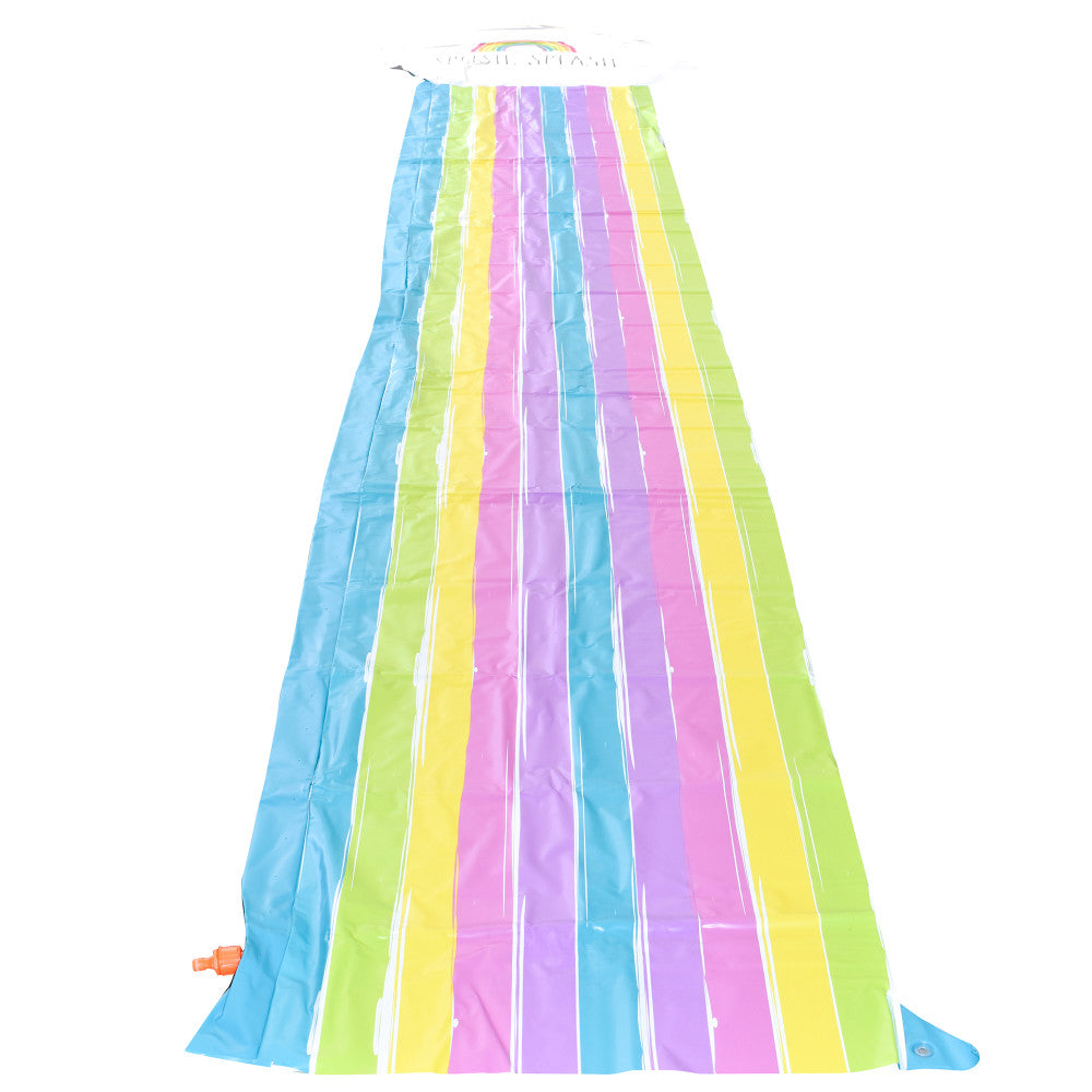 Alternative view of Rae Dunn Rainbow Slide & Ride - 16 Foot Water Slide with Sprinkler