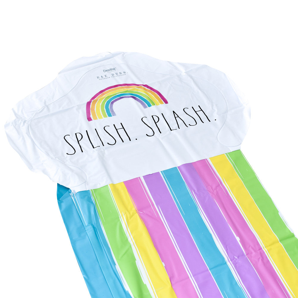 Rae Dunn Rainbow Slide & Ride - 16 Foot Water Slide with Sprinkler - Image 3
