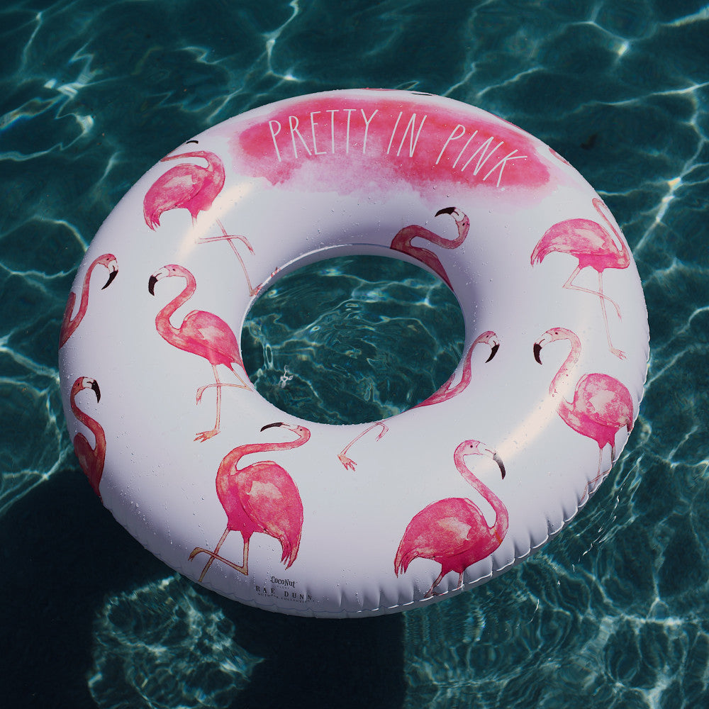 Rae Dunn Jumbo 48" Flamingo Ring Float - Durable Inflatable Pool Tube - Image 3