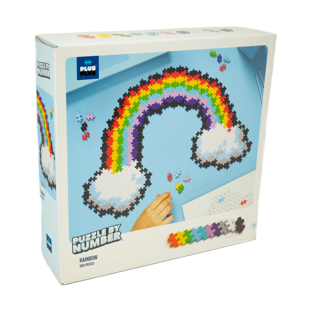 Plus-Plus Puzzle By Number - Rainbow Jigsaw Puzzle - 500 pc - Image 2